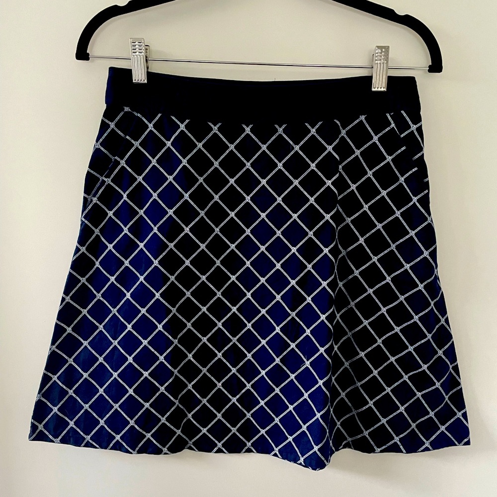 Tommy Hilfiger navy a-line skirt